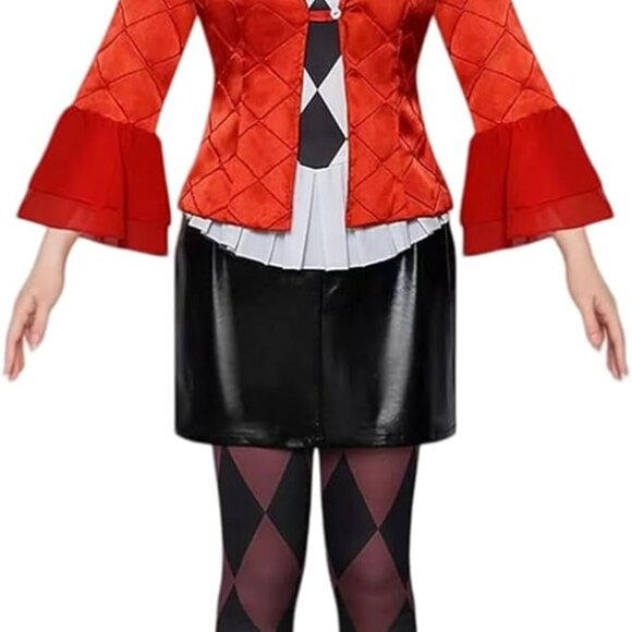 Harleen Quinzel costume halloween party costume Sz L does run small NIP - Picture 1 of 6